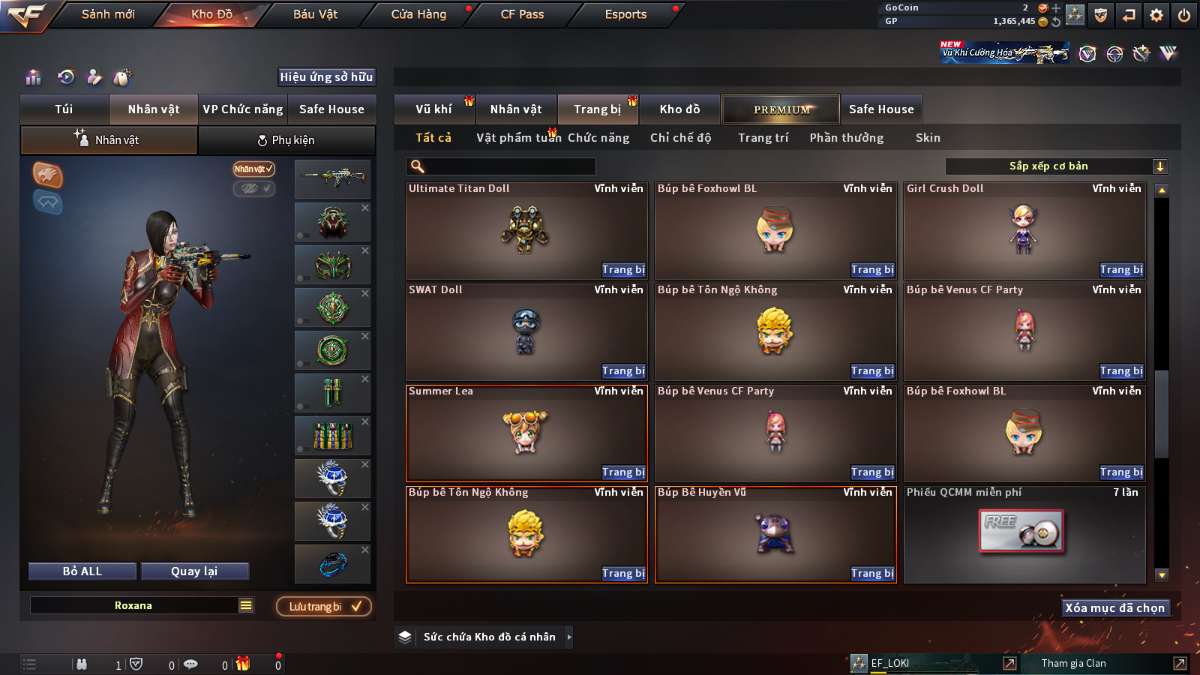 shop acc cf uy tin gia re